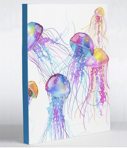 Jellyfish - Multi Canvas Wall Decor by Ana Victoria Calderon