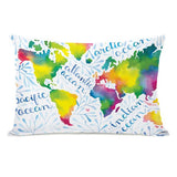 Oceanography Throw Pillow by Ana Victoria Calderon