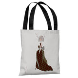 Headdress - Gray Multi Tote Bag by Michael Sanderson