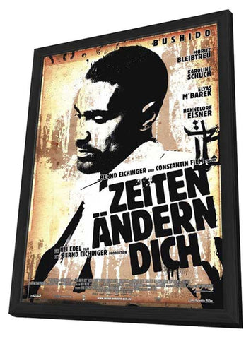 Zeiten Andern Dich 11 x 17 Movie Poster - German Style B - in Deluxe Wood Frame