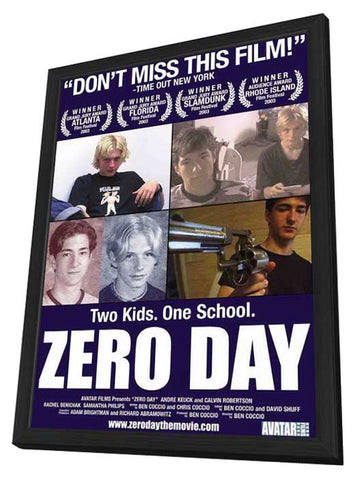 Zero Day 11 x 17 Movie Poster - Style A - in Deluxe Wood Frame