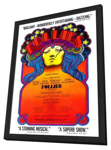 Ziegfeld Follies (Broadway) 14 x 22 Poster - Style A - in Deluxe Wood Frame