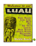 Welcome to our Luau Metal 28x38