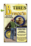 Tire & Auto Center Wood 18x30