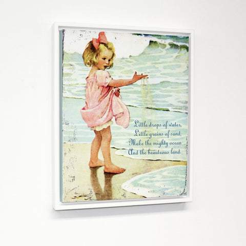 Little Things - Multi White Floating Frame by Artehouse 11 X 14