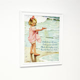 Little Things - Multi White Traditional Framed Canvas by Artehouse 11 X 14