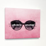 Paradise Sunnies - Pink Canvas by OBC 11 X 14