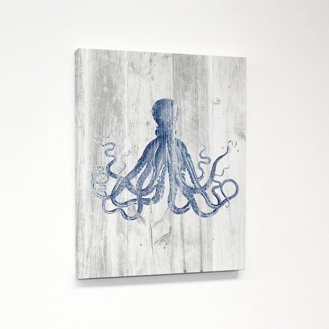 Indigo Octopus - Multi Premium Gallery Wrap  11 X 14