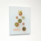 Succ It - White Premium Gallery Wrap by OBC 11 X 14