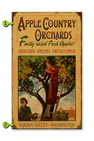 Apple Country Metal 28x48