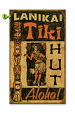 Aloha! Tiki Hut Metal 28x48