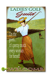 Lady's Golf Guild Wood 28x48