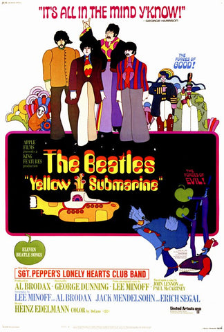 Yellow Submarine 27 x 40 Movie Poster - Style A