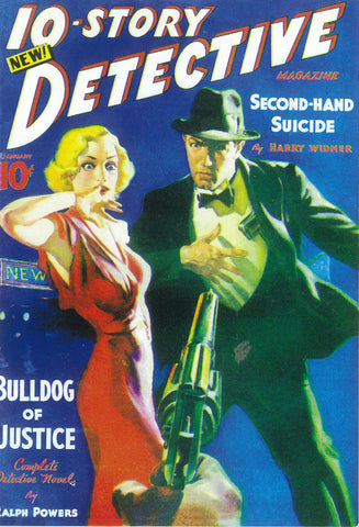 10-Story Detective Magazine (Pulp) 11 x 17 Pulp Poster - Style A