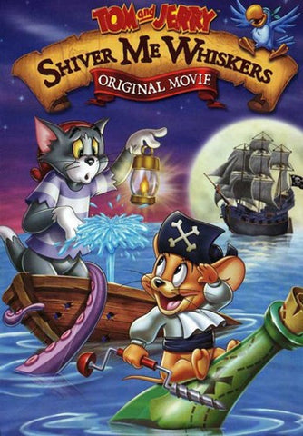 Tom and Jerry in Shiver Me Whiskers Movie Poster Print