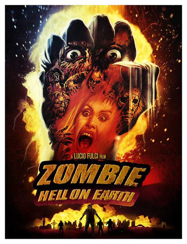 Zombi 3 11 x 17 Movie Poster - Danish Style A