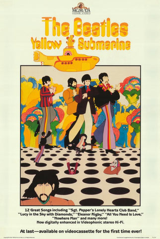 Yellow Submarine 11 x 17 Movie Poster - Style E