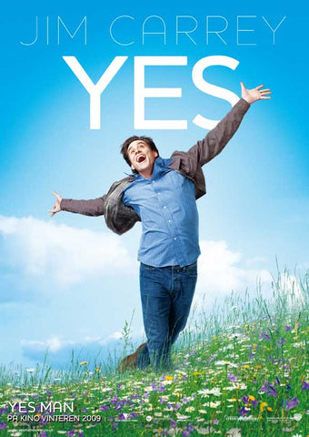 Yes Man 11 x 17 Poster Norwegian Style A