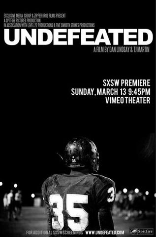 Undefeated Movie Poster Print