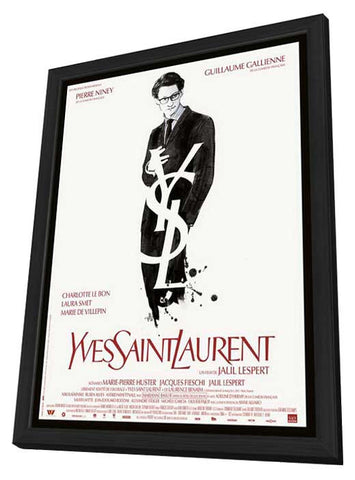 Yves Saint Laurent 11 x 17 Movie Poster - French Style A - in Deluxe Wood Frame