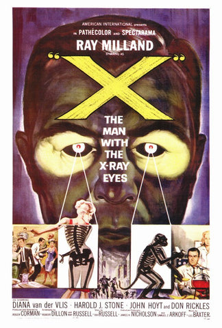 X: The Man with X-Ray Eyes 27 x 40 Movie Poster - Style A