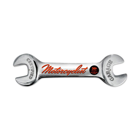 Wrench Metal Sign Wall Decor 24 x 7