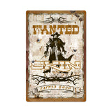 Wanted Skin Poster Metal Sign Wall Decor 16 x 24