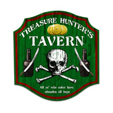 Treasure Hunter Metal Sign Wall Decor 20 x 20