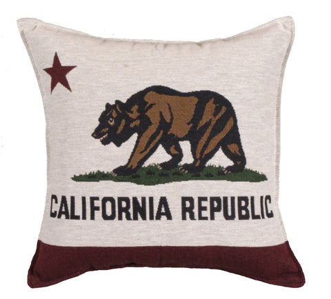 Pillow - Flag Of California Pillow