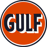 Gulf Gasoline Metal Sign