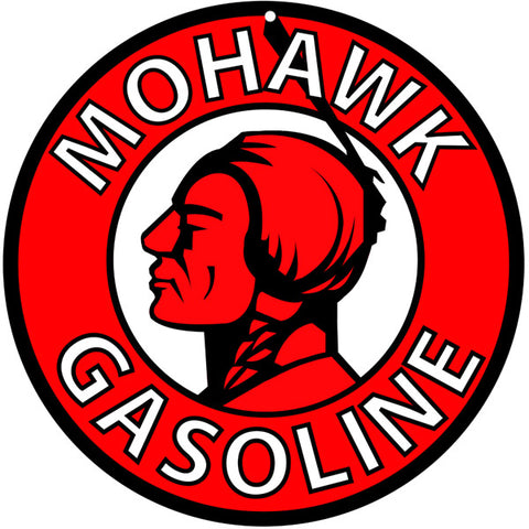 Mohawk Gasoline Metal Sign