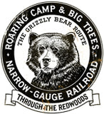 RR-225 Roaring Camp Grizzly Railroad Sign