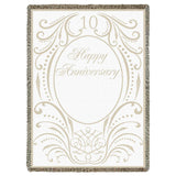 Anniversary Scroll 10 Years Blanket