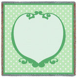 Polka Dot Ivy Small Blanket