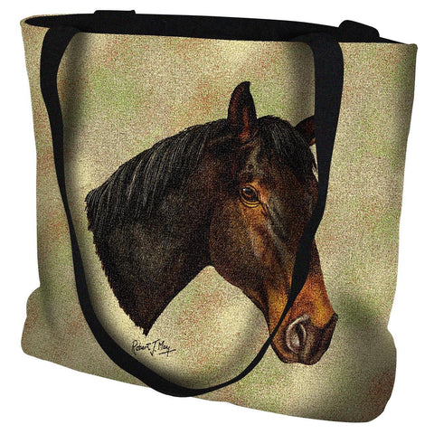 Thoroughbred Dark Brown Tote Bag