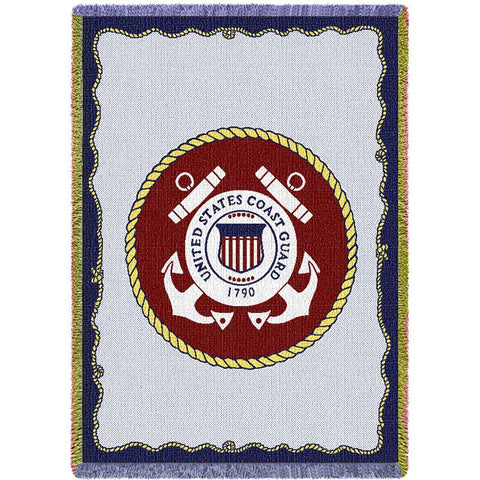 United States Coast Guard Logo Blanket