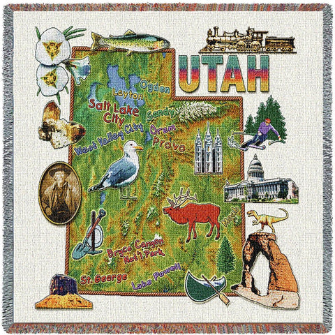 Utah State Small Blanket