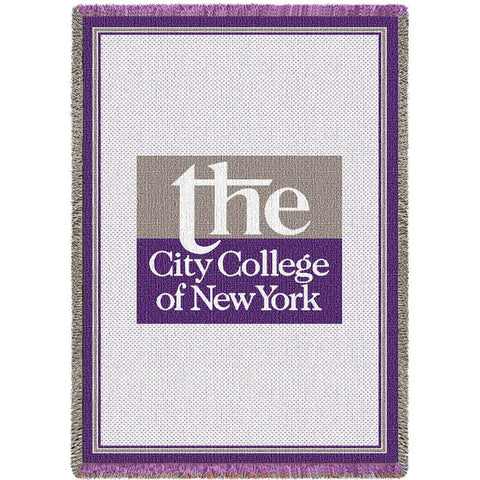 City College of New York Wordmark Stadium Blanket