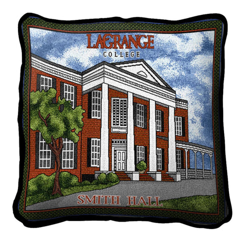 LaGrange College Smith Hall Pillow