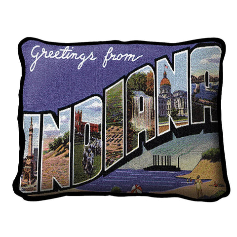 Greetings Indiana Pillow