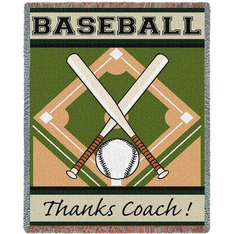 Thanks Coach Baseball Blanket