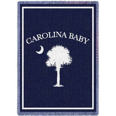 Carolina Baby Blue Small Blanket