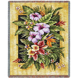 Tropical Flowers Blanket