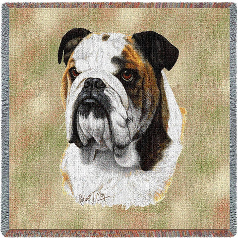 Bulldog Small Blanket