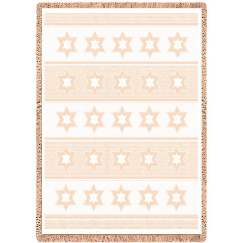 Star Of David Natural Small Blanket