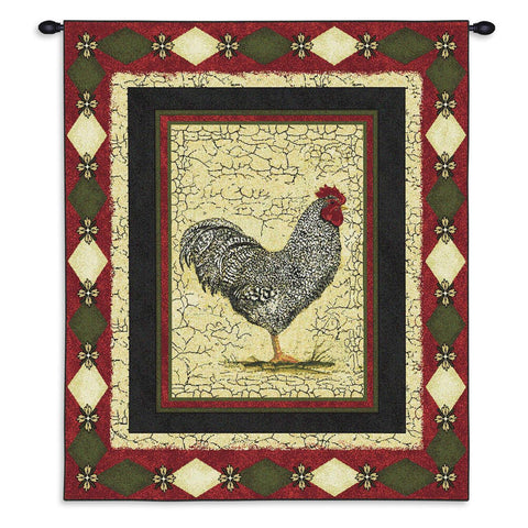 Le Coq Wall Tapestry With Rod