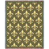 Fleur De Lis Tapestry Blanket