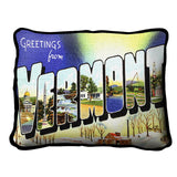 Greeting From Vermont Pillow