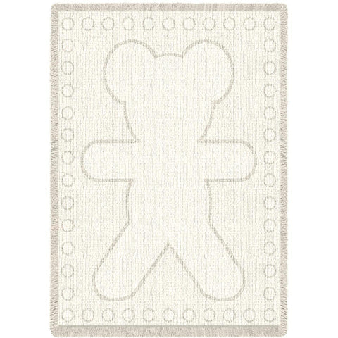 Big Teddy Natural Small Blanket