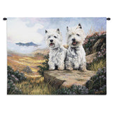 West Highland White Terrier 2 Wall Tapestry with Rod